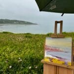 The start of a painting